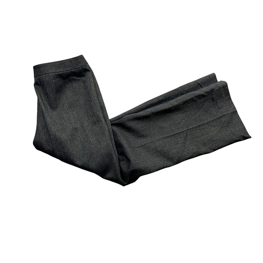 Lafayette 148 New‎ York 4 Black Sparkly Tweed Pants Wool Blend  Lined Polyester